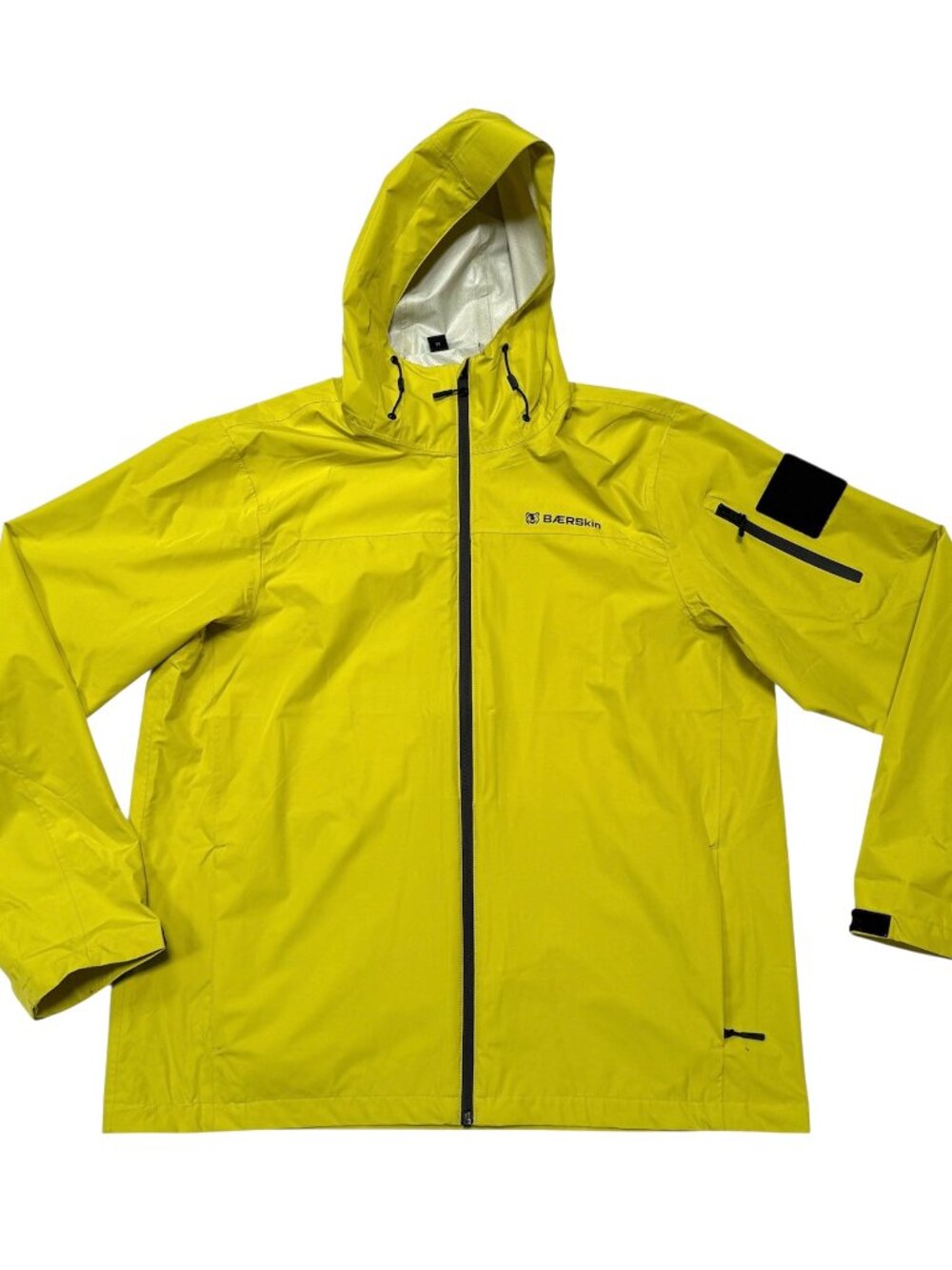 Baerskin Tactical Rain Jacket Green/Yellow Men’s LARGE - Lightweight - Packable
